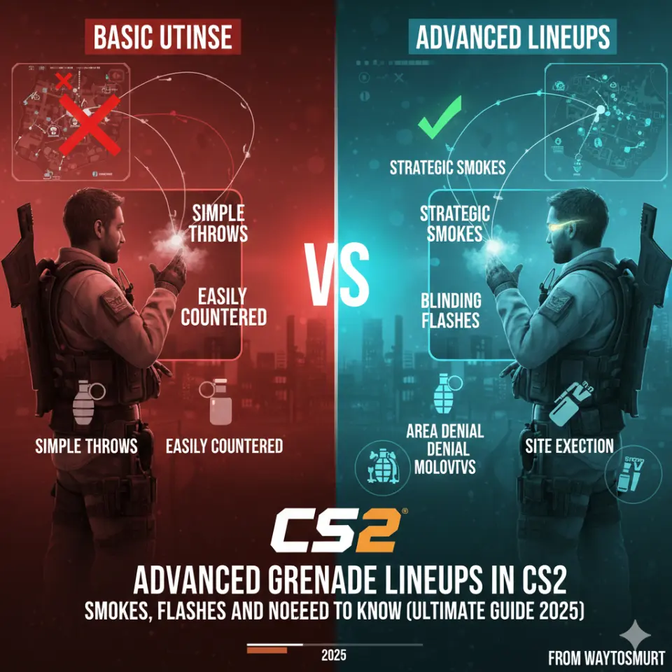 Advanced Grenade Lineups in CS2: Smokes, Flashes, and Molotovs You Need to Know