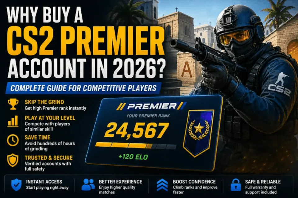 Buy CS2 Premier Account 2026 With High Premier Rating and Prime Stat