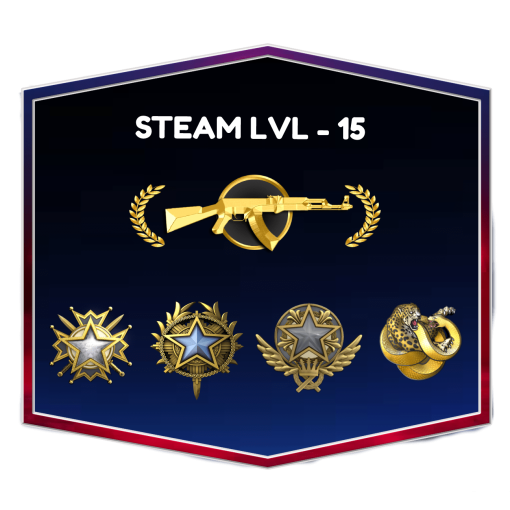 3 Medals CSGO Account With Steam Level 34