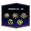 3 Medals CSGO Account With Steam Level 33