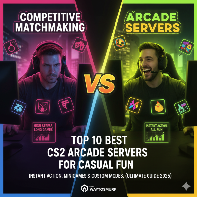 Best CS2 Arcade Servers for Casual Fun