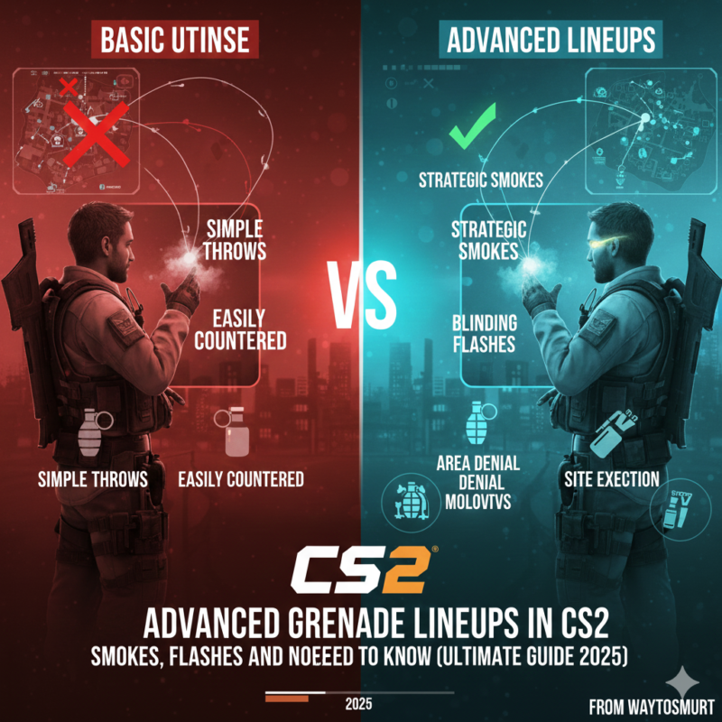 Advanced Grenade Lineups in CS2: Smokes, Flashes, and Molotovs You Need to Know