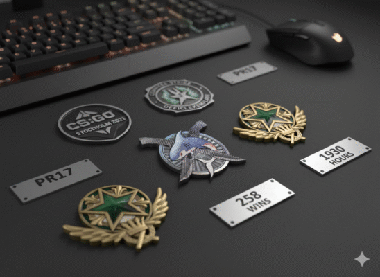 CS2 Account With Green Medals & Operation Coins