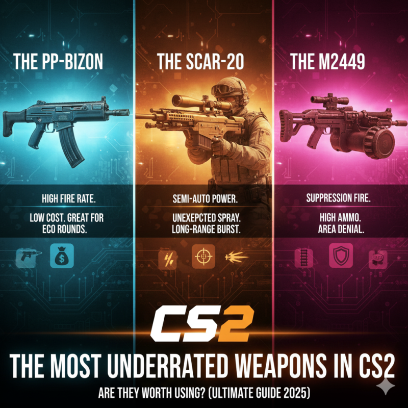 The Most Underrated Weapons in CS2: Are They Worth Using?