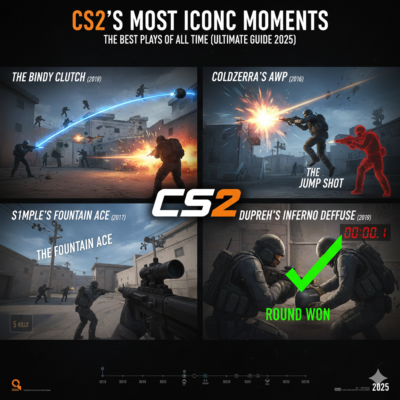 CS2’s Most Iconic Moments: The Best Plays of All Time