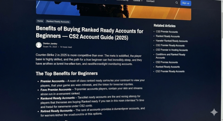 Benefits of Buying Ranked Ready Accounts for Beginners