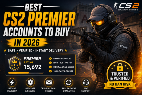 CS2 accounts for sale with high Premier rating and instant delivery